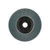 Pferd 6" x 7/8" A.H. POLIFAN® Flap Disc - Z PSF STEELOX, Zirconia, 40 Grit, Flat 63051